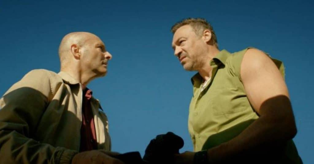 Frank Cassini (left) as Sal and Aleks Paunovic (right) as Terry in Volition