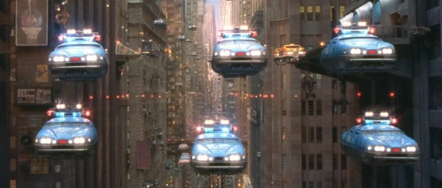 Car chase scene from the fifth element
