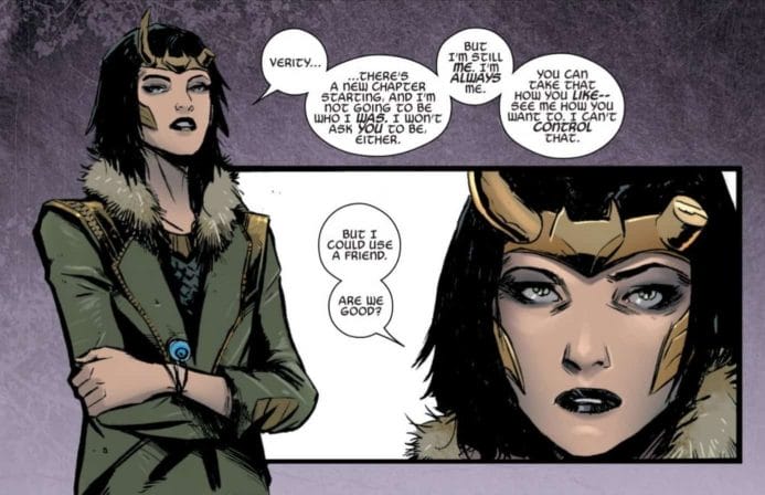 Lady Loki's broken horn
